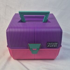 SASSABY Vintage Purple/Pink Makeup Case Organizer Storage Model 102-17